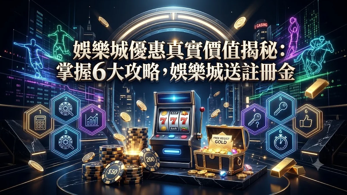 娛樂城優惠真實價值揭秘：掌握6大攻略，娛樂城送註冊金 Banner