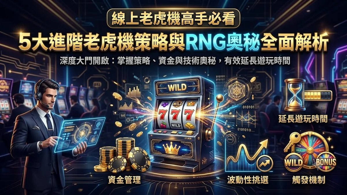 線上老虎機高手必看：5大進階老虎機策略與RNG奧秘全面解析 Banner